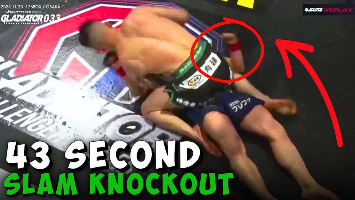 VISportsTalk's tweet image. MMA Fighter DESTROYS Unconscious Opponent After a SLAM KNOCKOUT
📺youtu.be/NORyxRMhjvU?si…

Gladiator 033 | MMA News &amp;amp; KO #MMANews | #thecitylifeproject

#mma #ufc #Gladiator033 #Gladiator33 #RIZIN #Japan #mixedmartialarts #slamko #slamknockout @rampagejackson