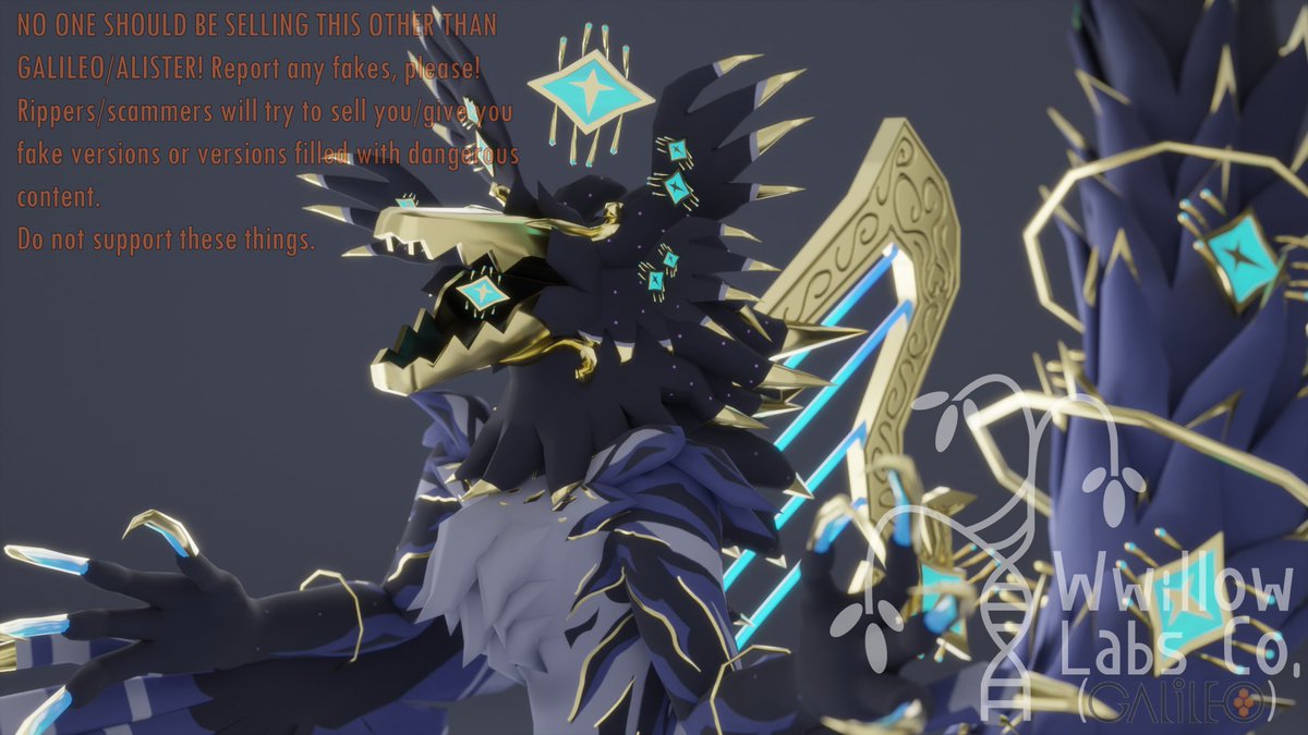 RoboticAngelG4L's tweet image. HEY GUYS! FROM NOW 'TIL THE 25TH, -$10 GUMROAD DISCOUNT FOR MY AVATARS!
---
CODE: MERRYSOMETHING2025
STORE LINK: g4l1l30.gumroad.com
---
Get 'em for your buds or yourself! It'll also help me out as well!
#vrc #vrchatavatars #vrchat #furry #monsters #wwillowlabsco