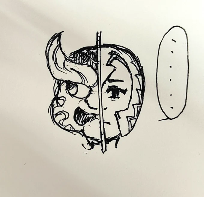 無計画に描いた幹部。
絵を描いたのでちょっとMP回復。 