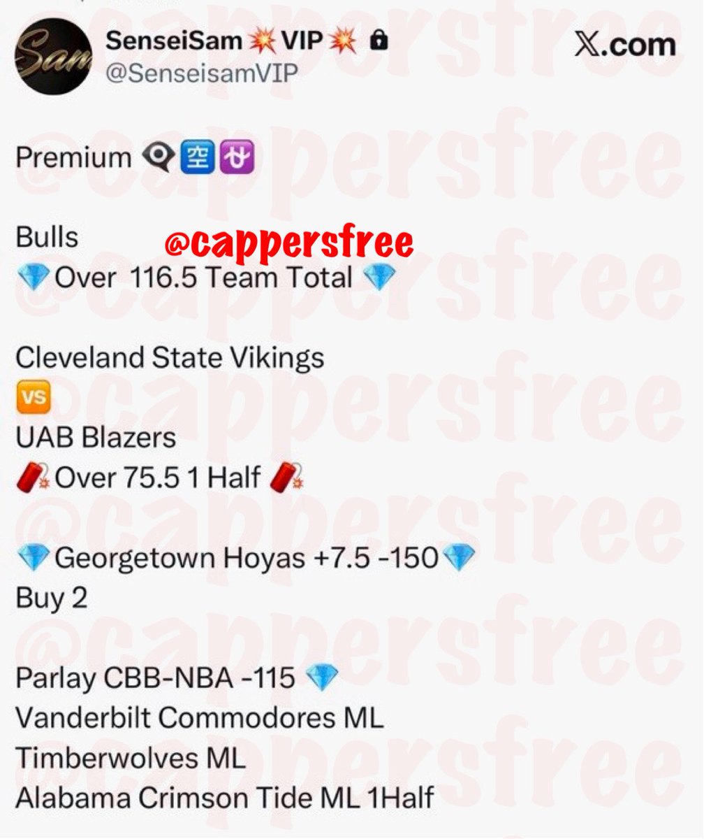 CAPPERS FREE tweet media