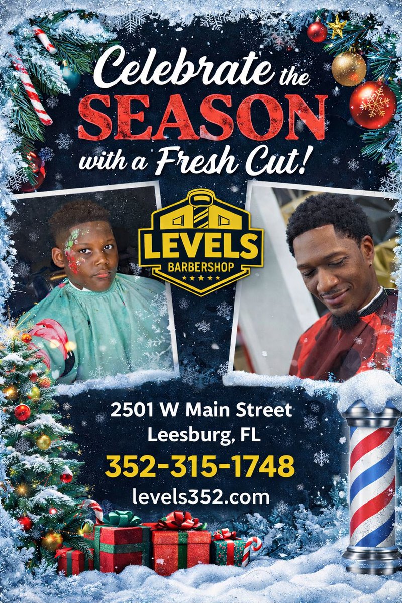 AceDavis07's tweet photo. Holiday plans coming fast? Make sure your haircut is already handled.
Book now → https://t.co/CwGArec2NG 📍 Leesburg, FL https://t.co/eCvLfhOwzW