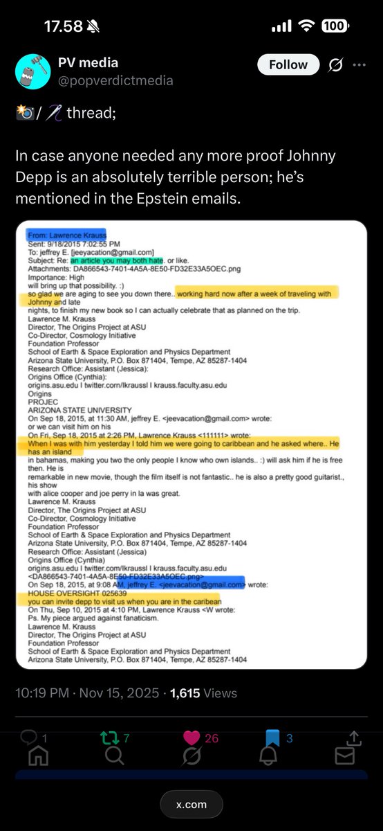 Michael22748691's tweet photo. @DiscussingFilm Yeah I am not gonna support this dreck with an evil narcissist abuser that destroyed his victims life just for telling the truth on who #DarvoDepp really is ! He is even in the Epstein files too! https://t.co/MnD8FChJF1