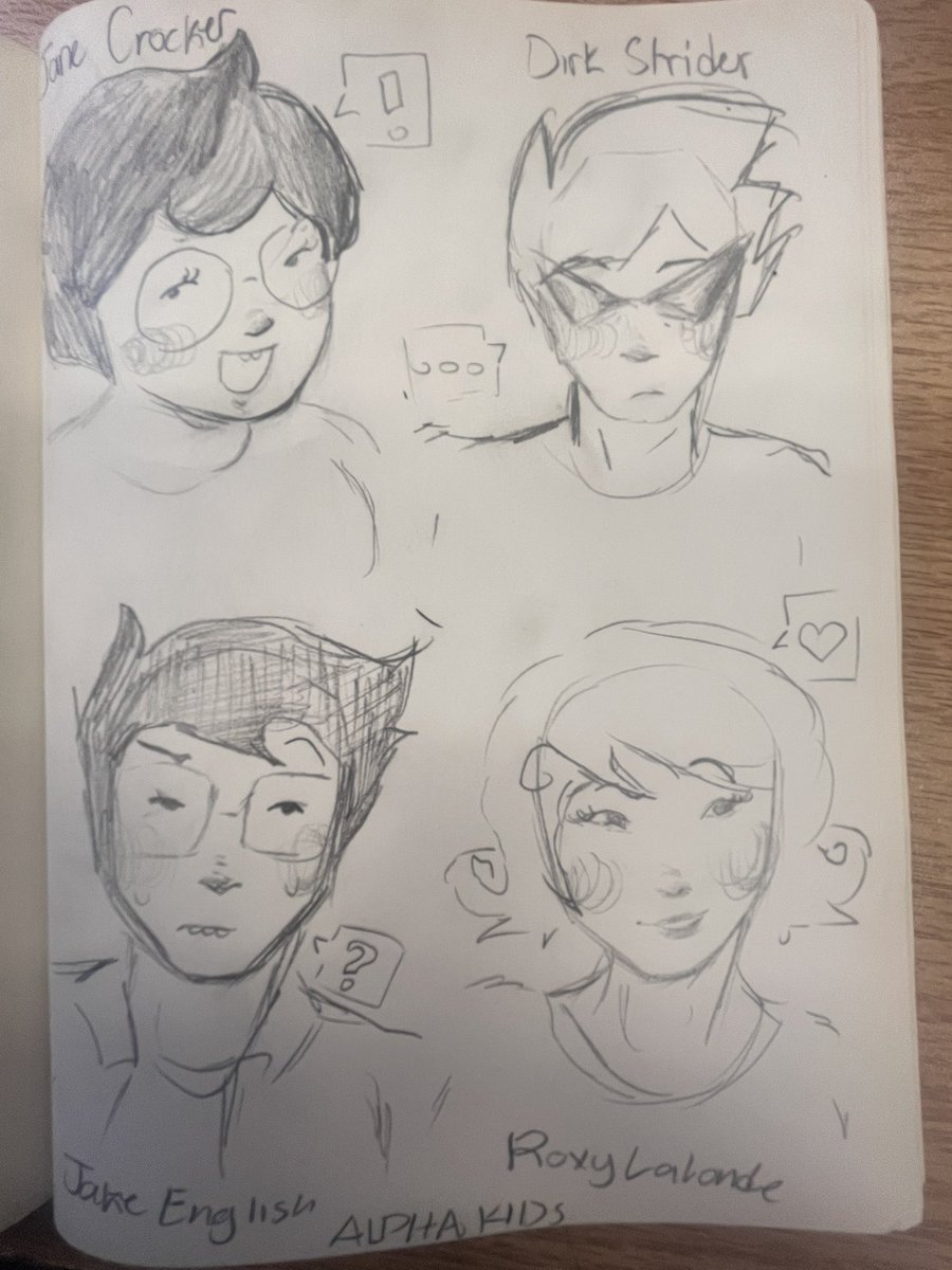 secretLOSEER's tweet photo. Okay I drew the geeks #homestuckfanart #betakids #alphakids https://t.co/dBFjs0ZQHa