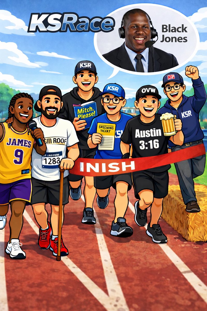 Who wins? <a href="/KySportsRadio/">Matt Jones</a> <a href="/ShannonTheDude/">Shannon The Dude</a> <a href="/ryanlemond/">Ryan Lemond</a> <a href="/DrewFranklinKSR/">Drew Franklin</a> <a href="/BillyRsports/">Billy Rutledge</a> <a href="/MarioMaitland_3/">Mario A Maitland</a> <a href="/MedcalfByESPN/">Myron Medcalf</a> #KSRace #BBN