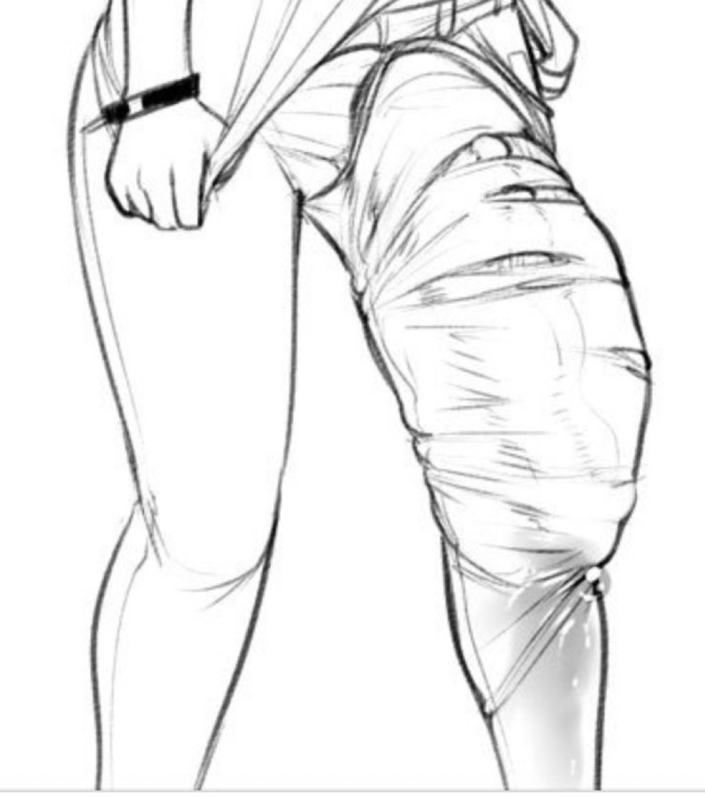 There’s a reason he wears special compressive shorts so often. 

Normal clothes just kinda can’t handle him at his utter smallest after various attempts at shrinkage and technological compression