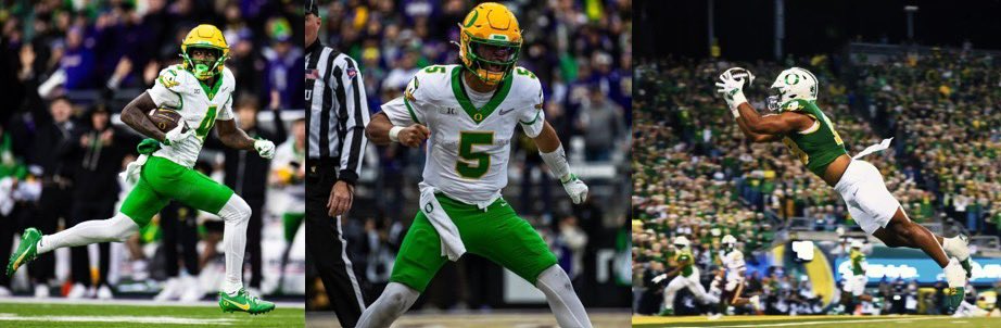 marksalcido's tweet photo. Big Markโs CFB Playoff predictions.
Quarterfinals: Indiana; Georgia; Ohio State; Texas Tech; Oklahoma; Miami; Ole Miss; & Oregon
Semifinals: Indiana v Oregon; Ohio State v Georgia
Final: Oregon v Georgia
Champion: Oregon
#CollegeFootballPlayoff #CollegeFootball #BigMark https://t.co/FZKlhcTKvA