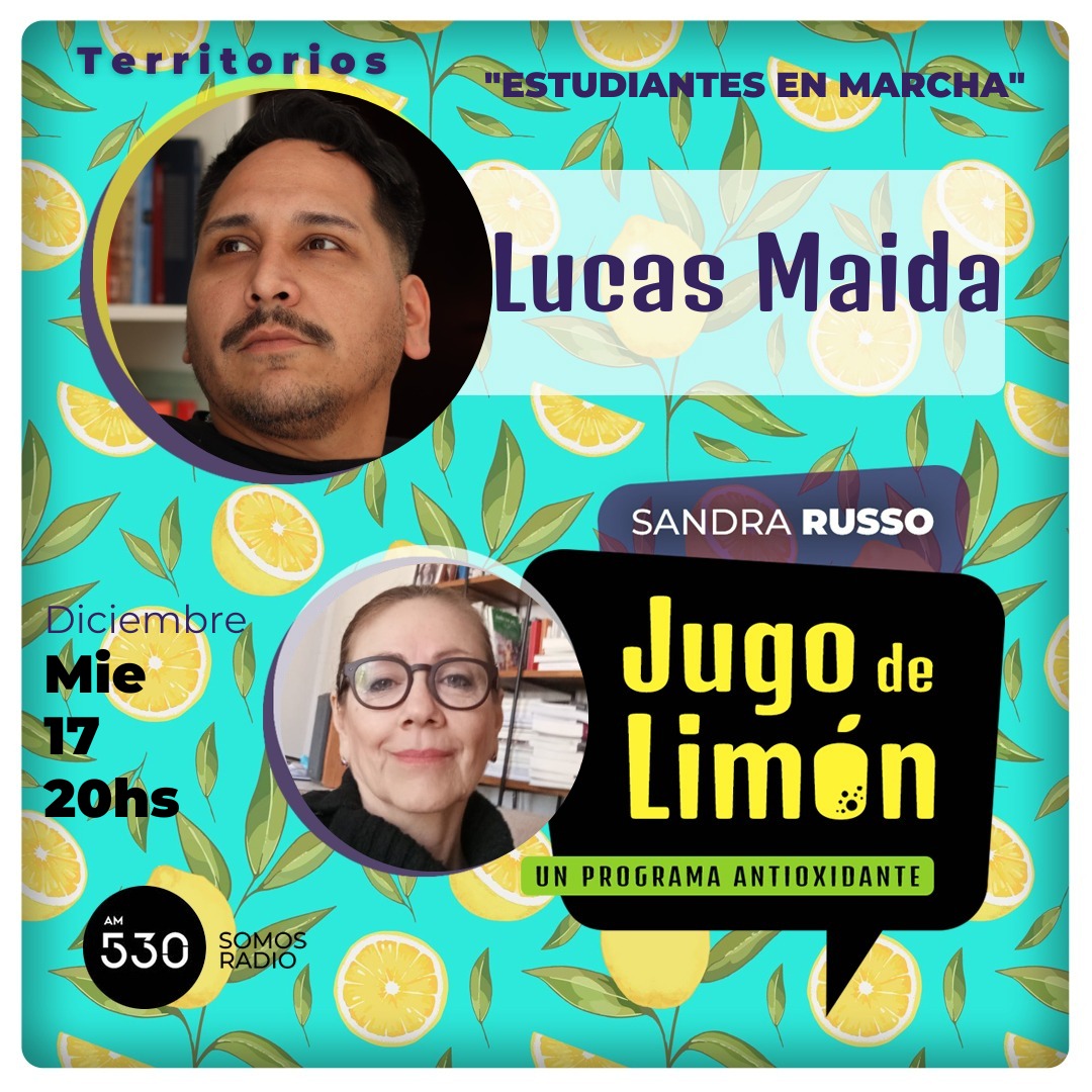 Hoy en -Territorios- junto a <a href="/SandraRusso_ok/">Sandra Russo</a>  y <a href="/Jorge_Elbaum/">Jorge  Elbaum</a>  conversaremos con Agustín Meza Presidente del "Centro de Estudiantes" de la Escuela Técnica N°5 de Merlo. Representando a "Estudiantes en Marcha"
Míralo en vivo por el canal de YouTube de AM 53O SOMOS RADIO