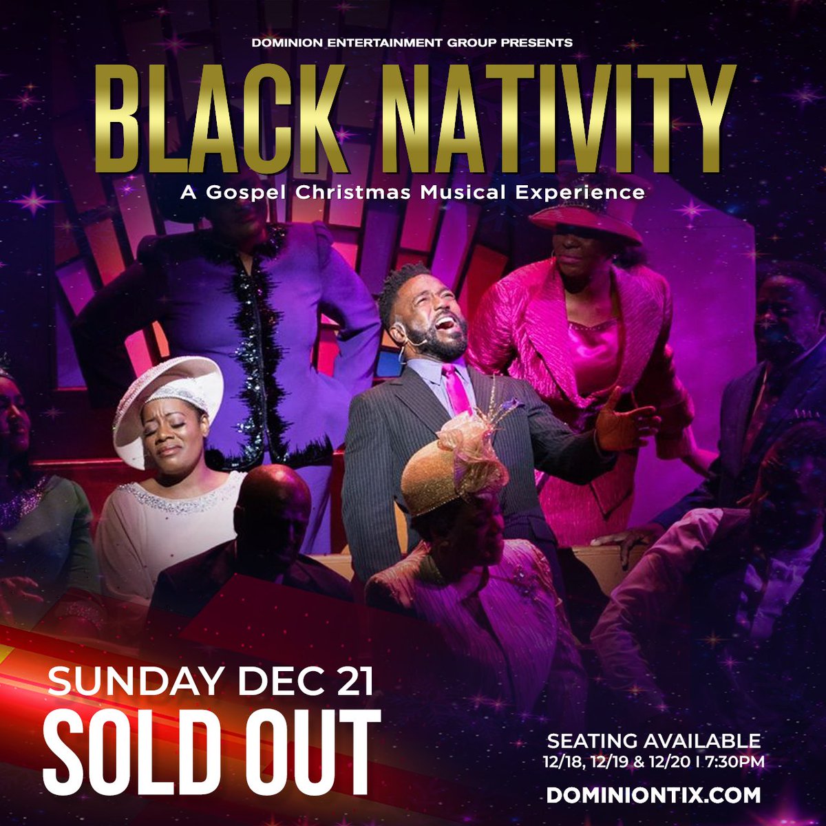 DomEntGroup's tweet image. Black Nativity Is Selling Out—Don’t Wait!

Audiences are racing to secure seats for the final shows! With only three performances remaining on December 18, 19, and 20 at 7:30 PM.

Run to dominiontix.com now to grab your seats before they’re gone!- mailchi.mp/dominionent.or…
