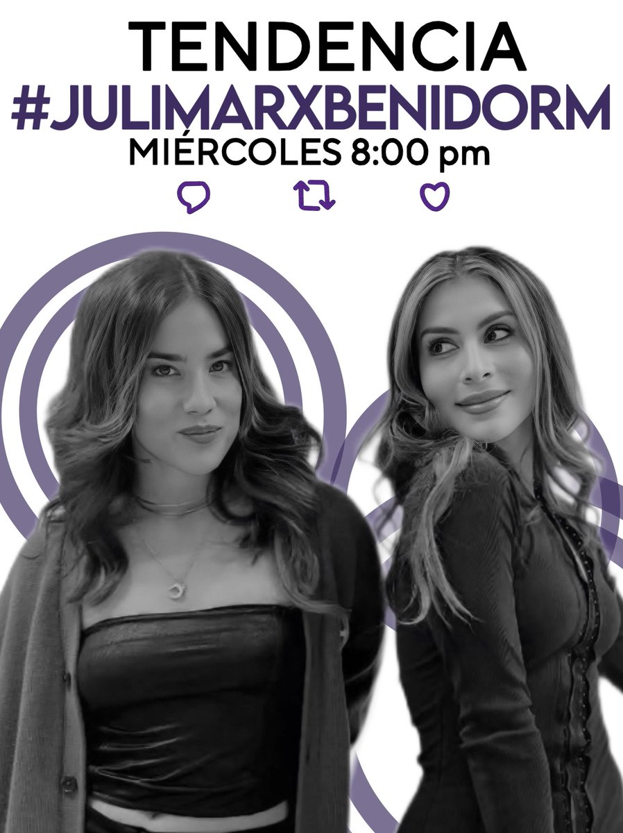 MariaLeonMexico's tweet photo. Hola nos vemos a las 8pm para darle con todo a esta tendencia …. Recuerden que estamos a horas del estreno de la canción de estas reinas 🥹💫🤍

#JuliMarEnBenidorm https://t.co/IfA4jVNnrp