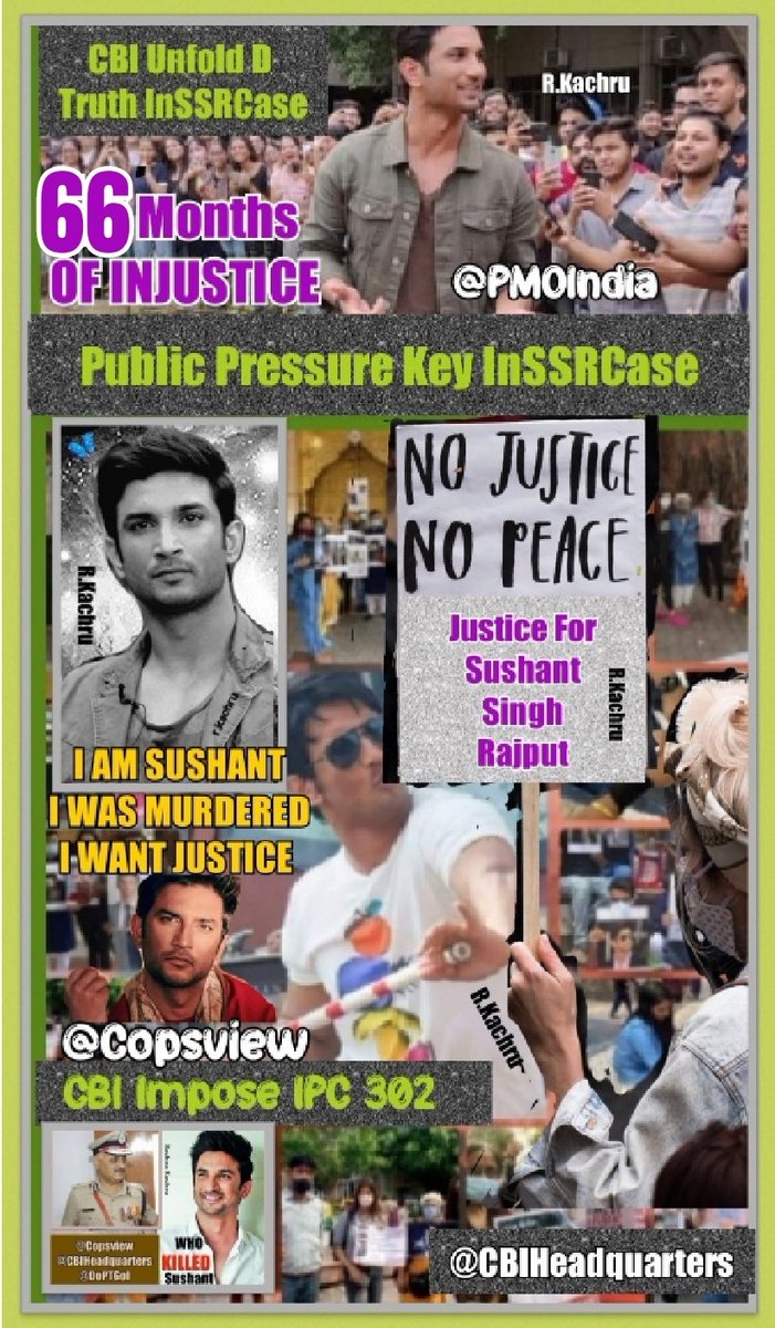 KachruRachna's tweet photo. 🔱Har Har Mahadev🔱
@PMOIndia
This Campaign’s Only Aim is to Ensure
Sushant gets Justice by putting Public
Pressure on The Govt/Agencies.But it's
more than clear In 5+Years that Nexus
doesn't want d Truth to Come Out
InSSRCase
#FightContinues✊🏼
TL~Public Pressure Key InSSRCase https://t.co/0jMWWwiCkG