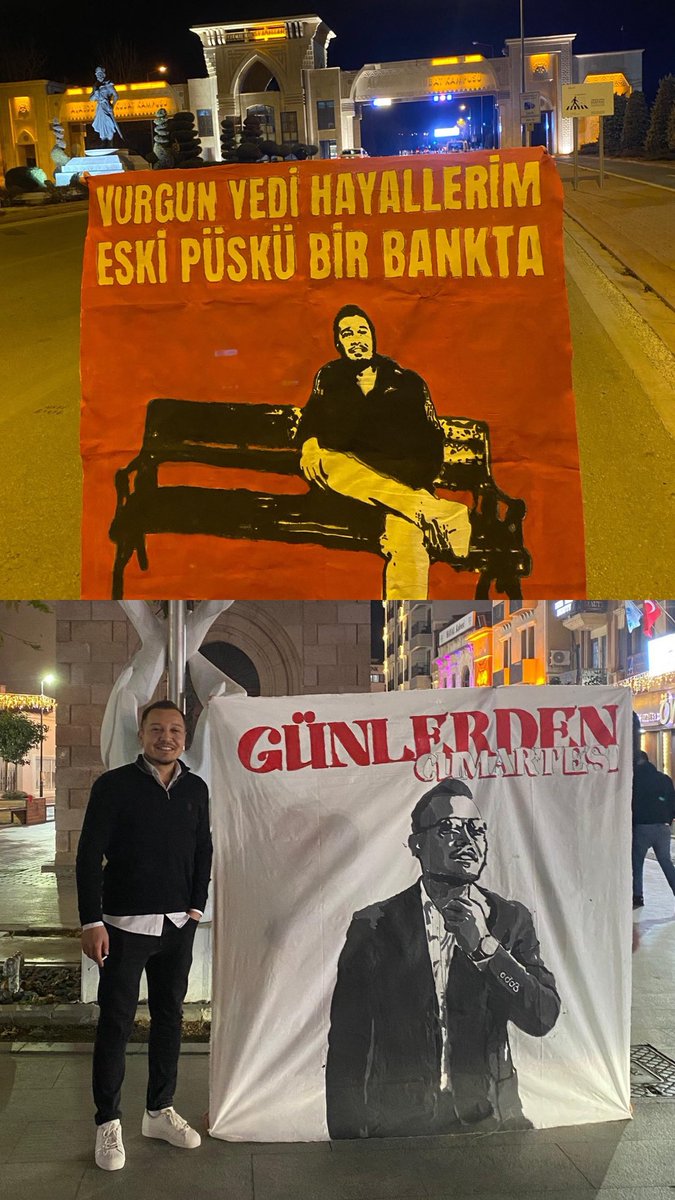 mustafayesilott's tweet photo. Doğum günüm vesilesiyle arayan, mesaj atan bütün abi ve kardeşlerimden Allah razı olsun. 
Pankartlarda emek veren bütün kardeşlerime teşekkür ederim. 
Yaşasın ŞANLI GALATASARAY
Yaşasın ultrAslan..!  
Konya/ Selçuk ☝️☝️
Çanakkale/ 18 Mart ☝️☝️ https://t.co/Tn6XpoaKti