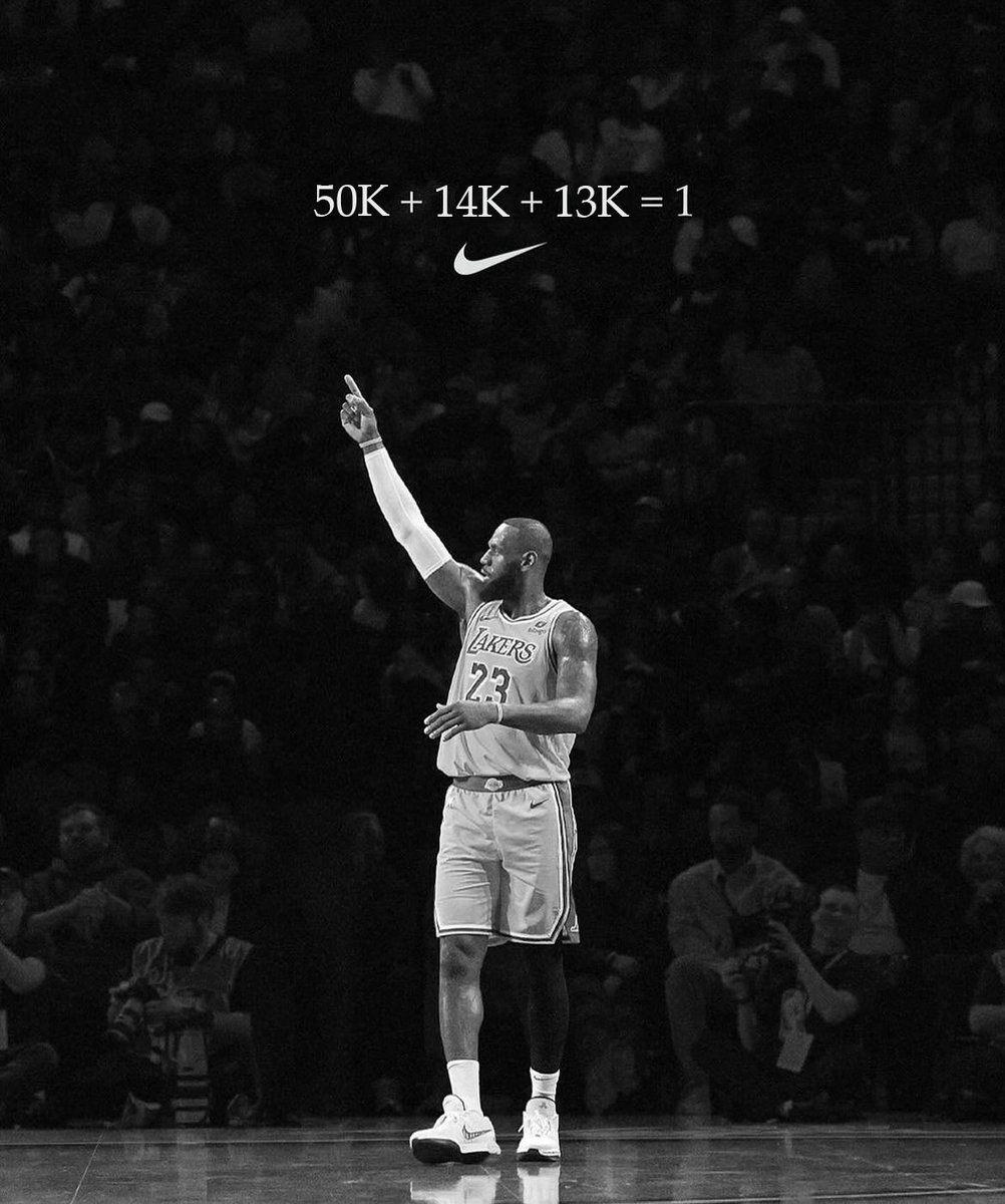 BronMuse's tweet image. LeBron James really has a triple double for his career:

— 50,631 Points
— 14,410 rebounds
— 13,744 assists