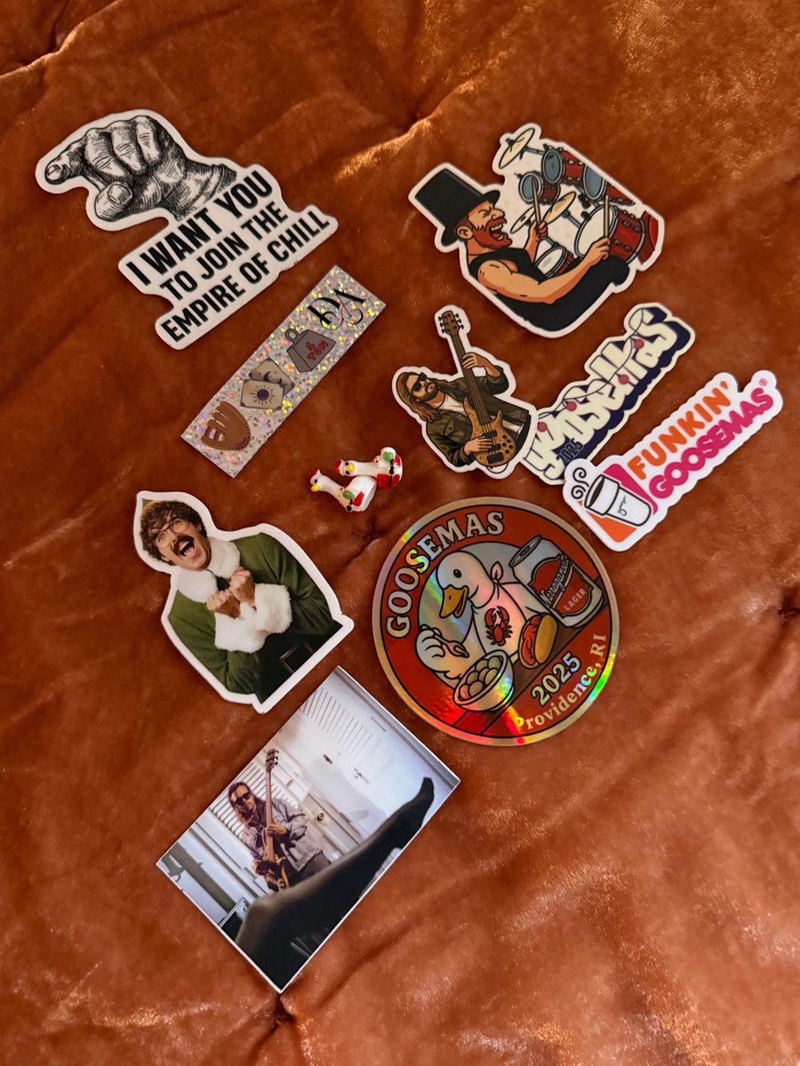EmLizYo's tweet photo. Goosemas sticker haul https://t.co/pAxIWFpEOM