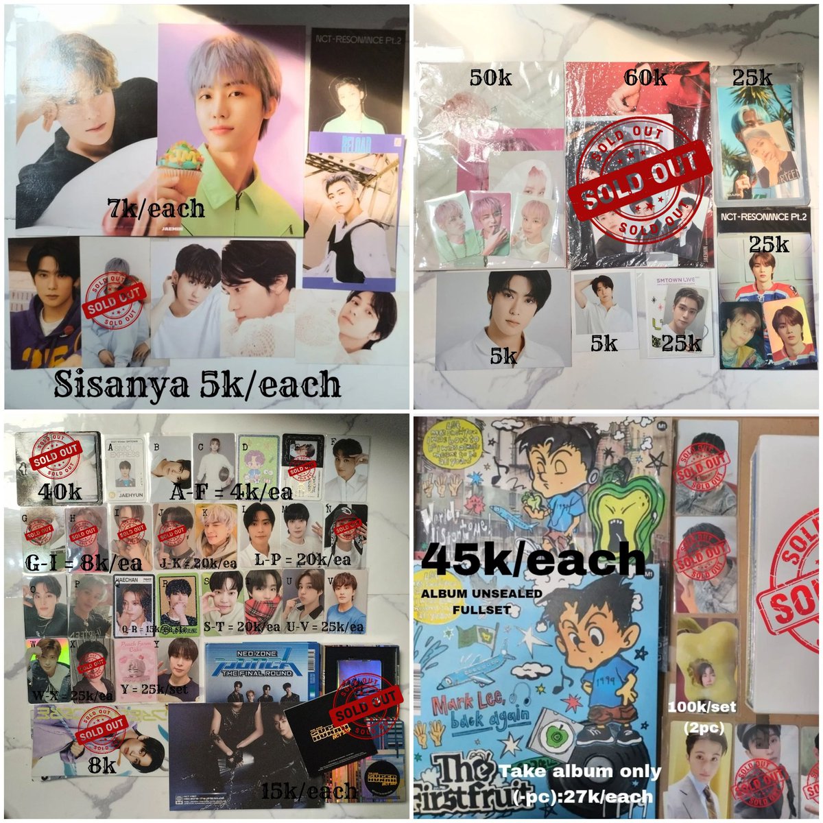 shjihoonoo's tweet photo. —꒰clearance sale NCT 127 DREAM WAYV update price 

↪︎ wts Taeyong Doyoung Jaehyun Jungwoo Mark Hendery Haechan Chenle Sungchan ccomaz konsep wtmc sg 18 21 22 sg25 nct home the link stc special reso album pob mark firstfruit square flap unsealed fullset
𖦹 💸 inc pack, exc adm https://t.co/8rzjRIB3nD