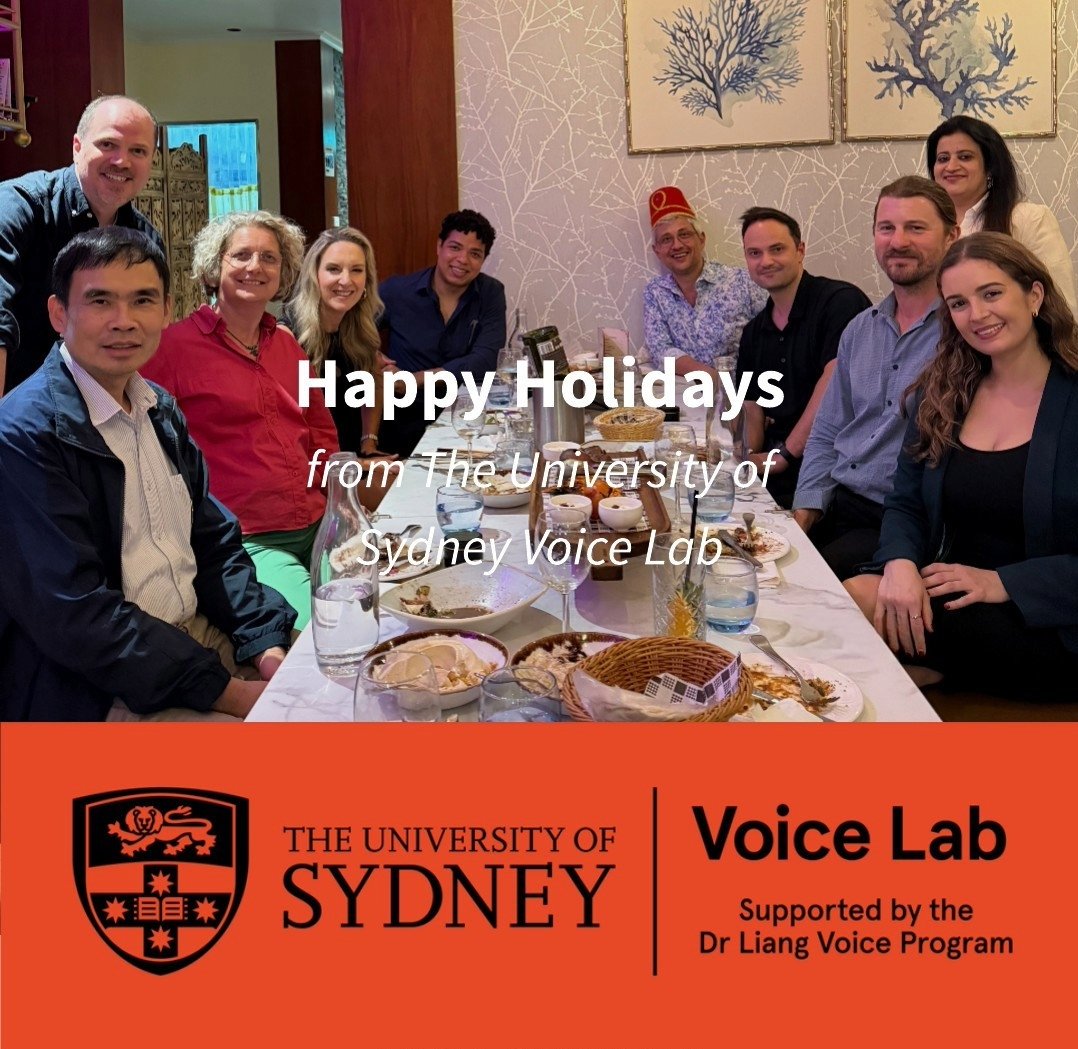 The University of Sydney Voice Lab tweet media