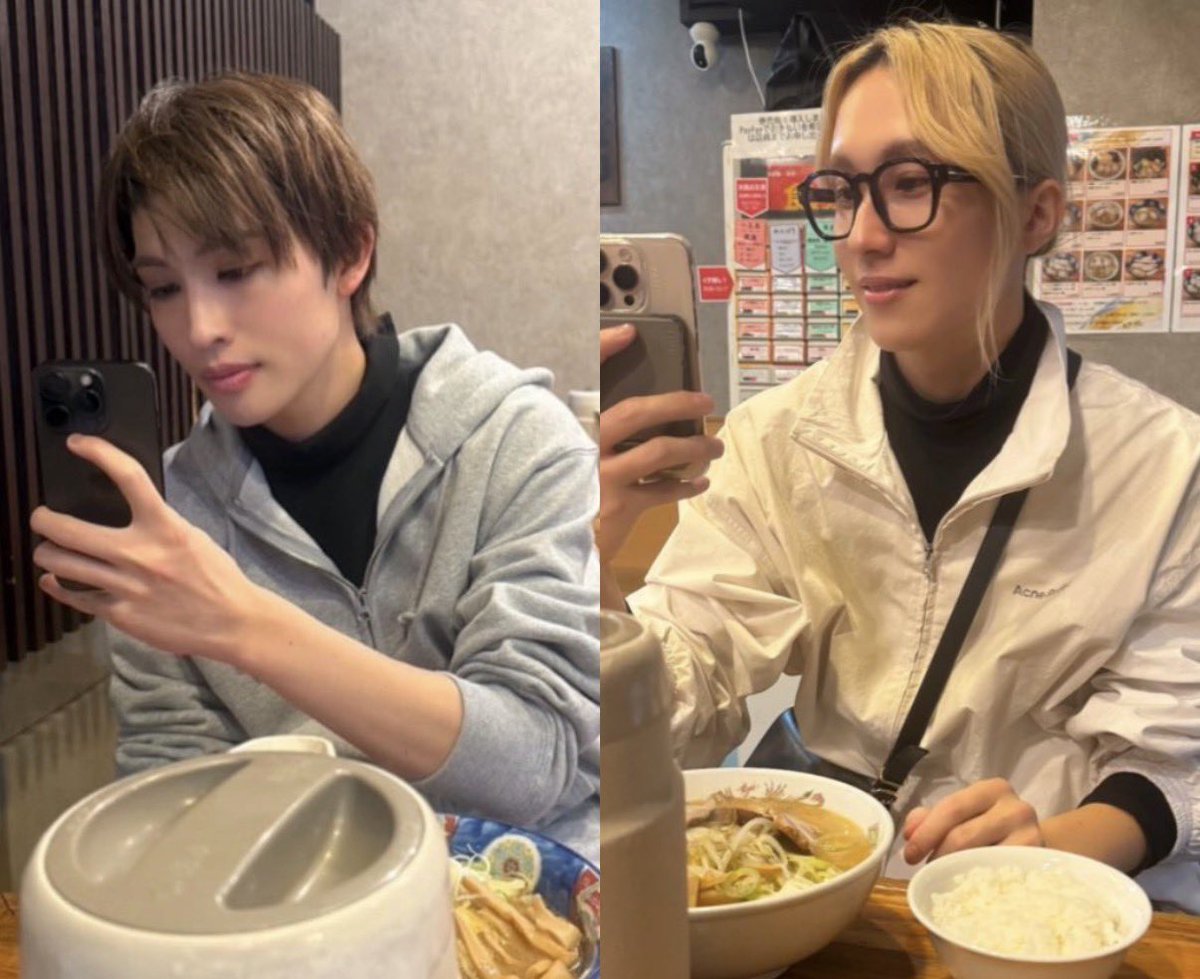 🍜❤️🧡🍥🍜 25歳と24歳、、 撮りあいっこ(⸝⸝¤̴̶̷̀ᴗ​¤̴̶̷́