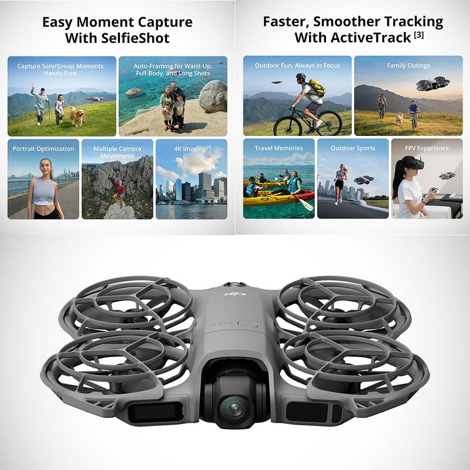 djirumor's tweet image. Meet the DJI Neo 2: a palm-sized, lightweight drone packed with smart obstacle detection, gesture controls, and stunning 4K slow-mo video—all for just $259.

Perfect for beginners who want epic shots without the hassle!

#DroneLife #TechMagic

 (1/2)
