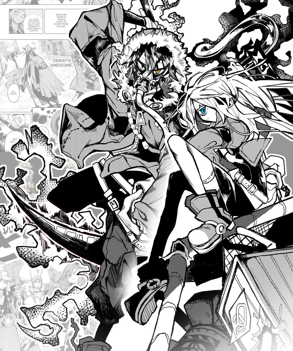 AngelsMason_'s tweet photo. 난 블랙 코미디 좋아하는 듯
(GACHIAKUTA×殺戮の天使) https://t.co/r167lH9AtZ