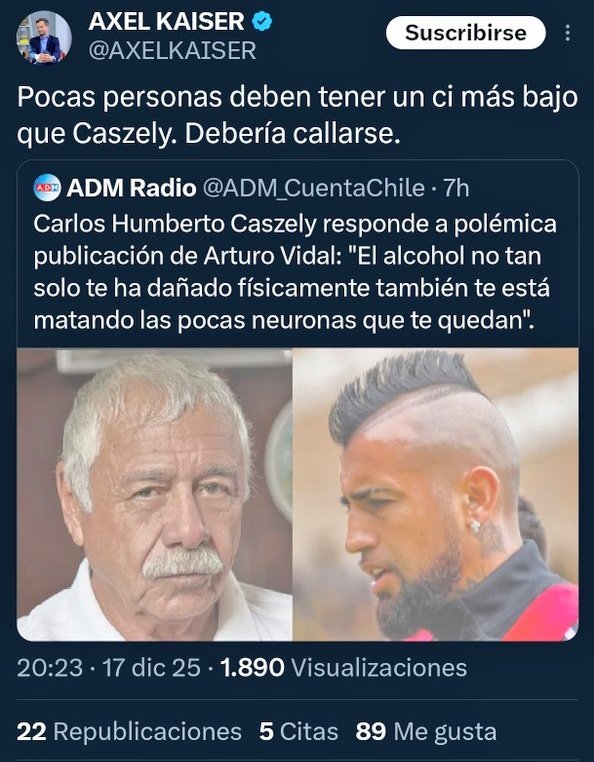 megamentirascll's tweet photo. Con ustedes...Axel Kaiser intelectual libertario,abogado,escritor,economista y un extraordinario saco de weas...😂😂😂😂 https://t.co/ludLFiaEUM