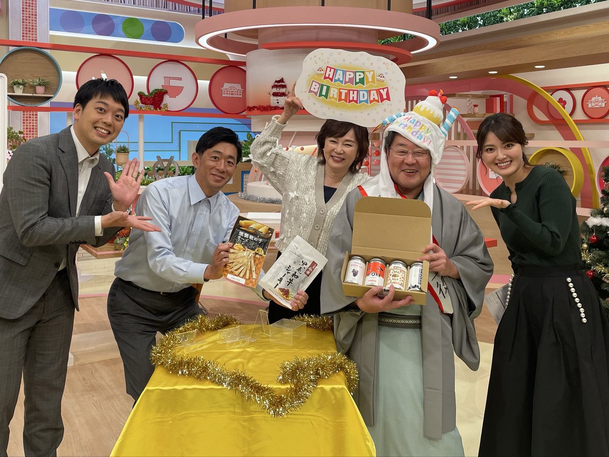 18日 昨日はFBS『めんたいワイド』 本番を終えて、ピンマイクと