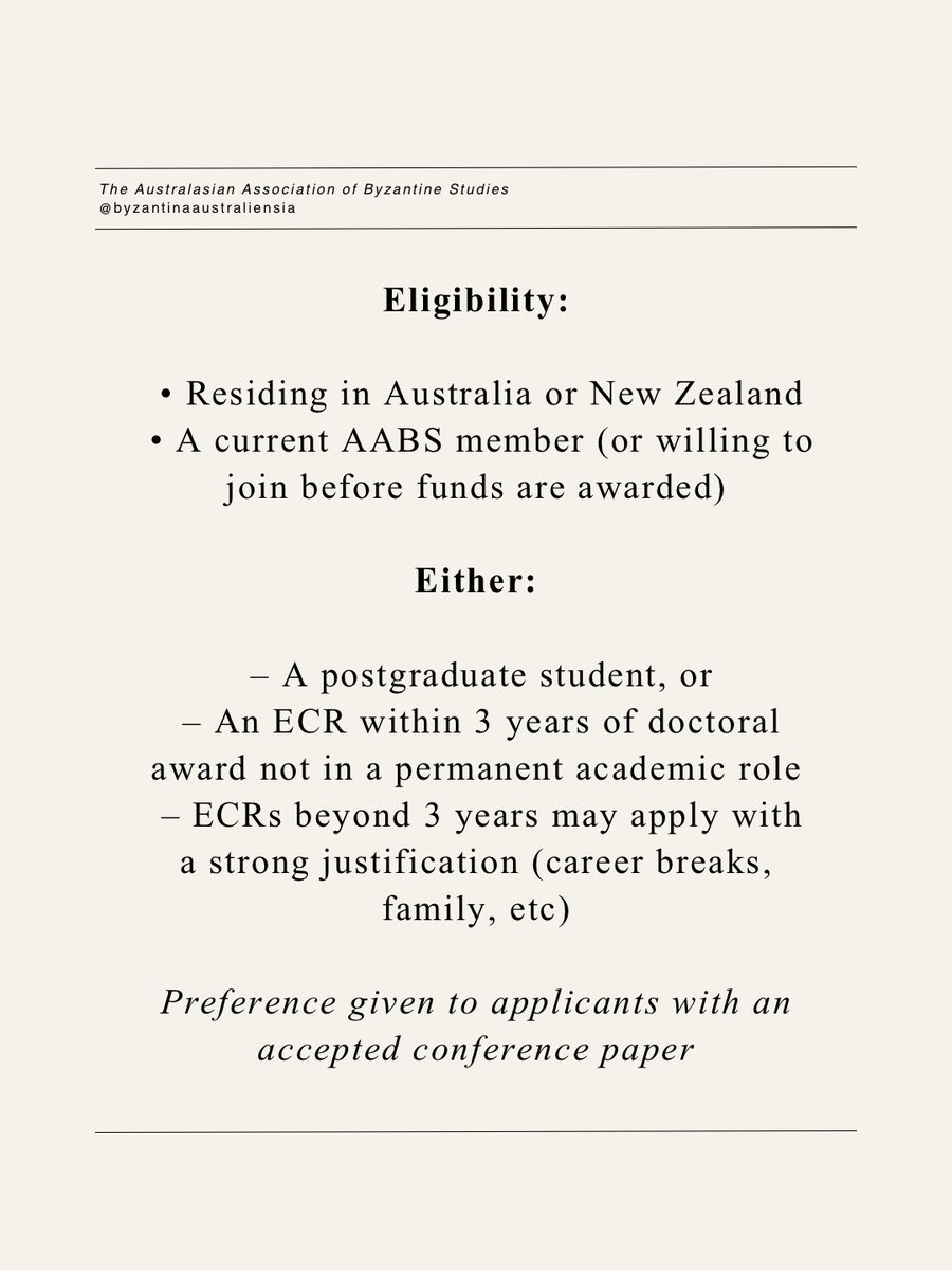 Australasian Association for Byzantine Studies Inc tweet media