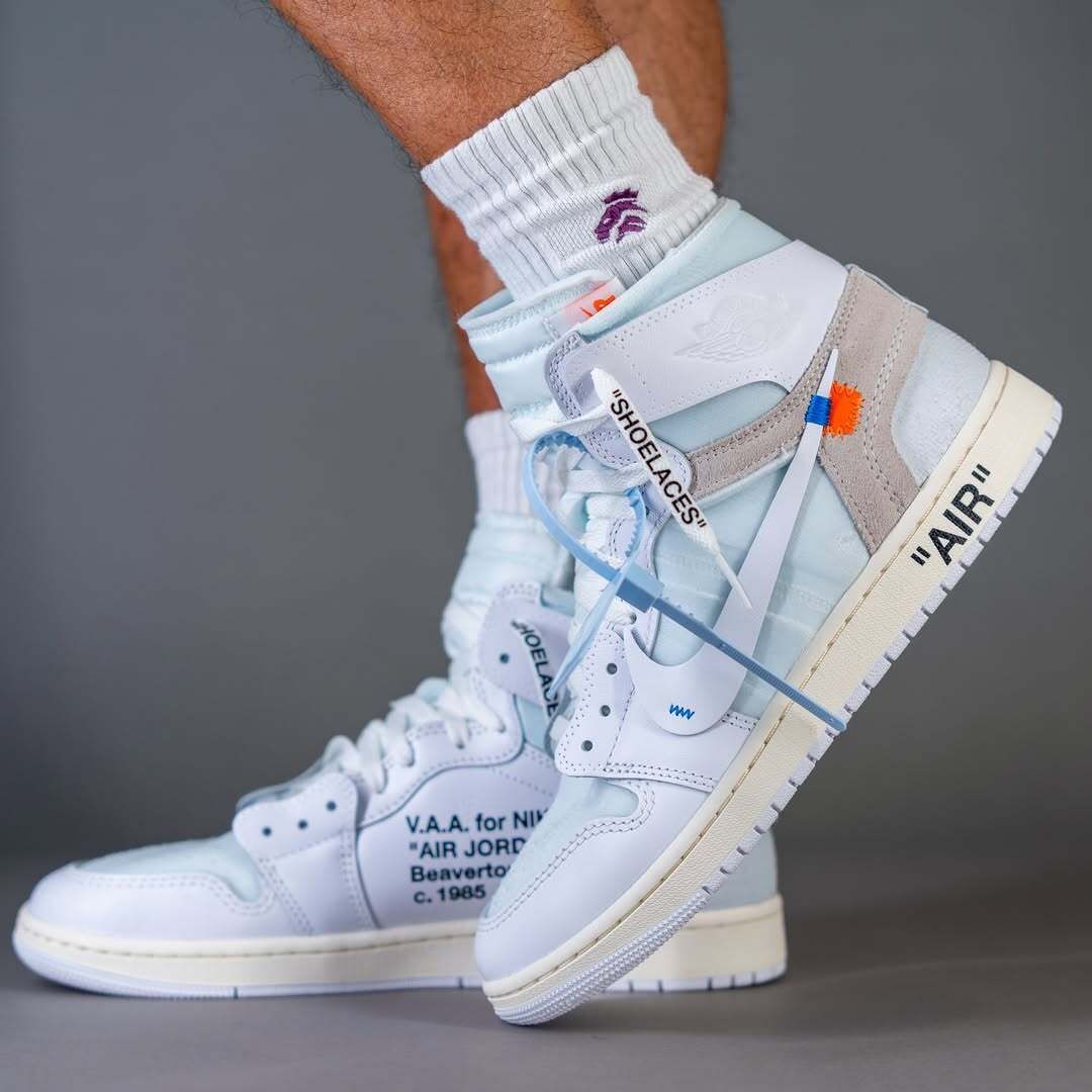 JustFreshKicks's tweet photo. Virgil Abloh Archive x Air Jordan 1 High OG “Alaska” ❄️ 

• March 2026  
• 10,000 pairs 
• $195 USD https://t.co/AhvUOU10nO