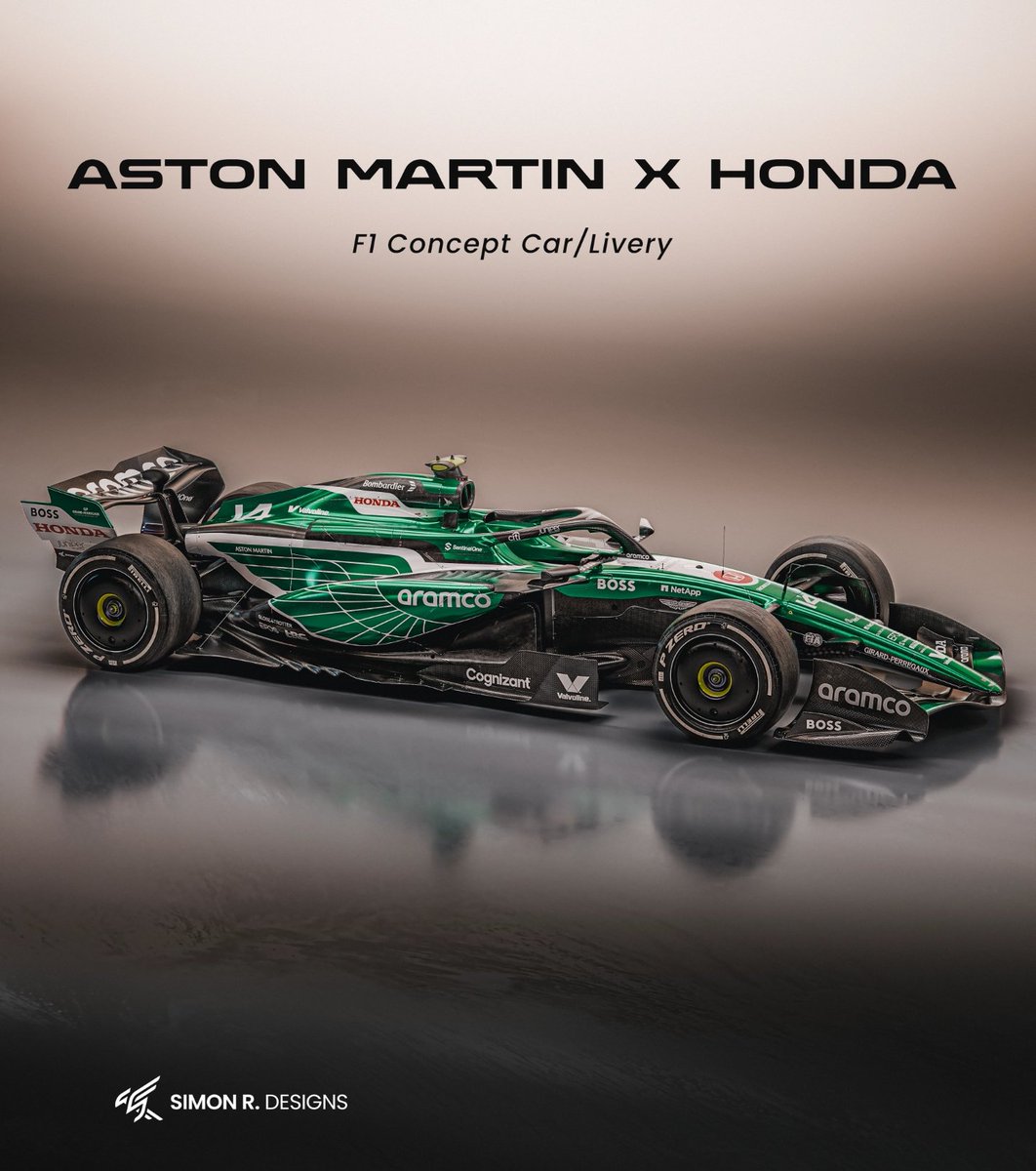 cytrusf1's tweet image. I would kill for Aston to come up with this kind of livery for next year