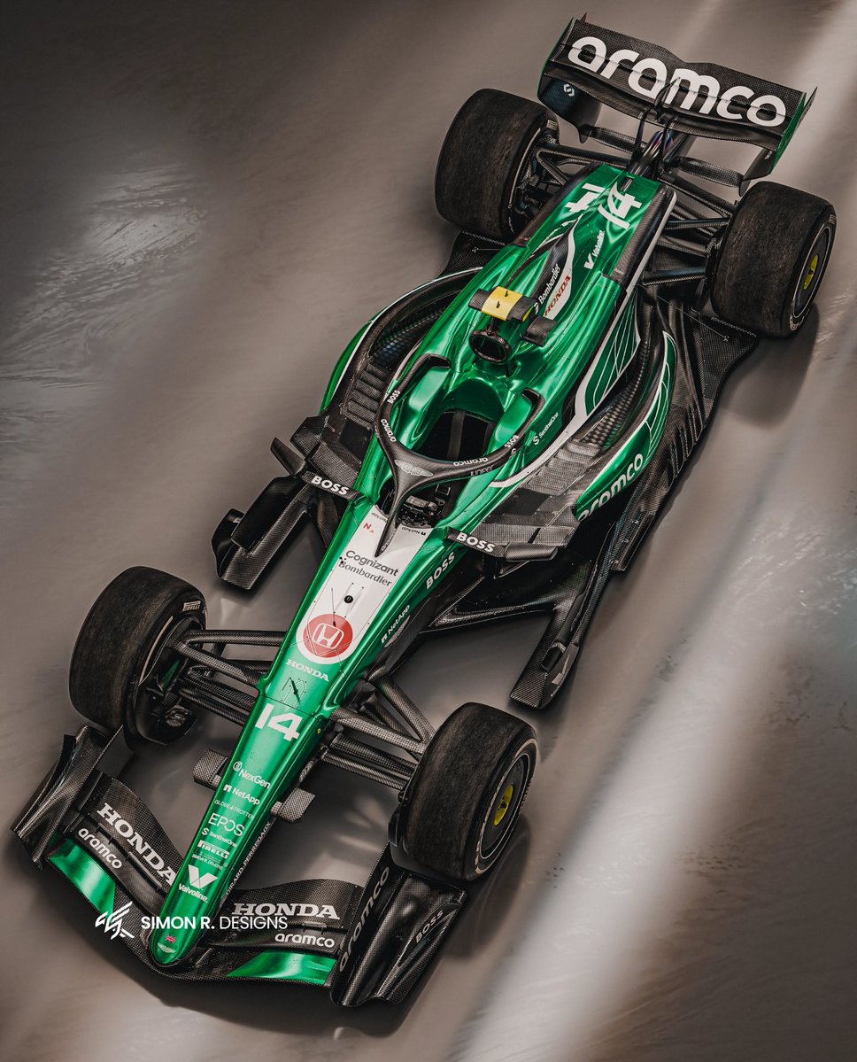 cytrusf1's tweet image. I would kill for Aston to come up with this kind of livery for next year
