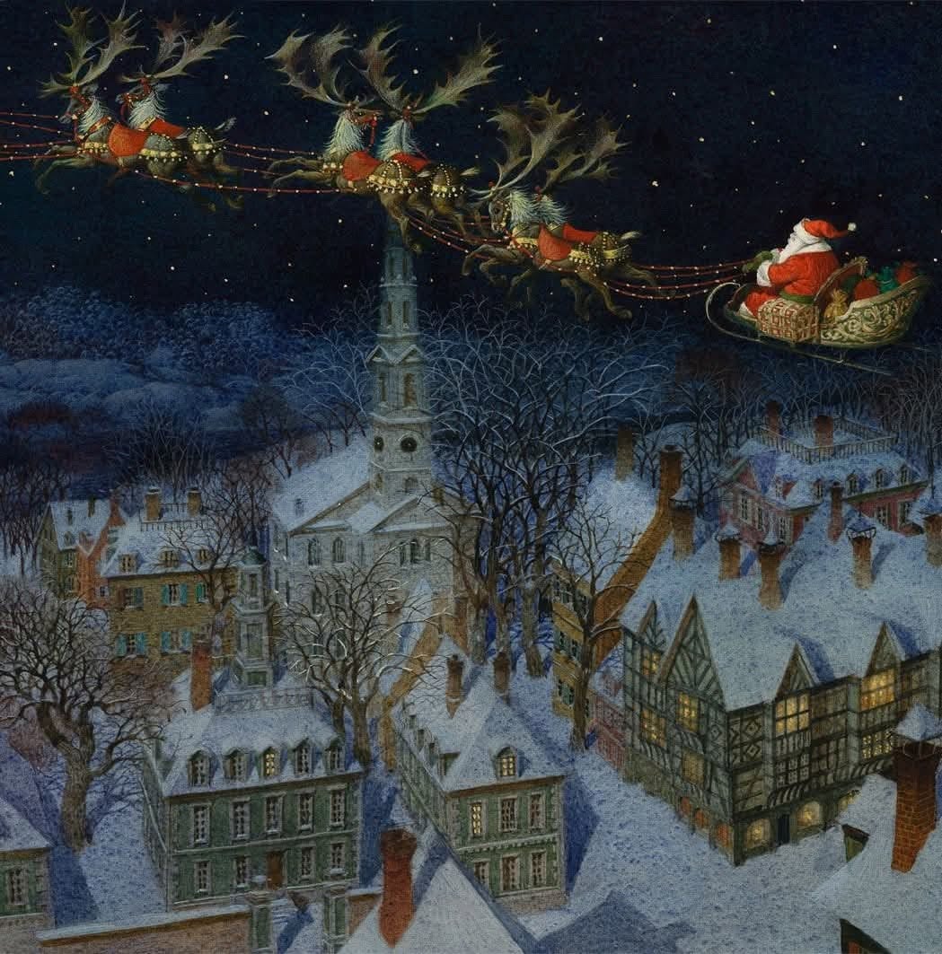 literatura_rte's tweet photo. The Night before Christmas 
Gennady Spirin https://t.co/XkqFUEnPk9