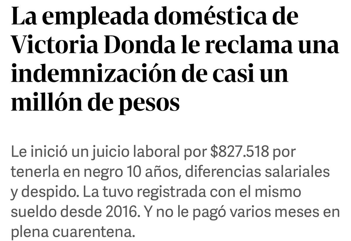 Si señores. Es la misma hija de puta que negreaba a la mucama. Y mañana va a marchar por la precarización laboral. Así de soretes son. Por suerte la gente ya se va dando cuenta en las urnas…