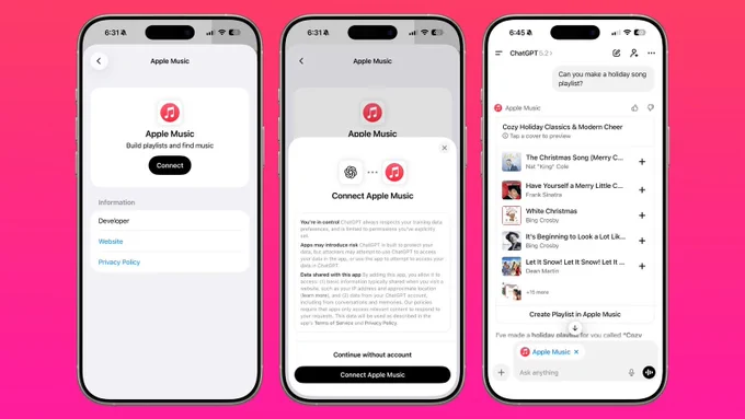 🔵MARKETEVANS: ChatGPT si integra con Apple Music: Novità in arrivo!