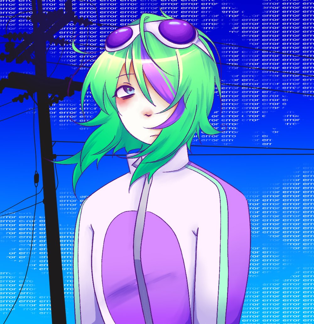 Strigiformphobe's tweet photo. Lost media 💚💜

#GUMI #MonochroMenace_FA #VOCALOID https://t.co/ldlVIdVf8c