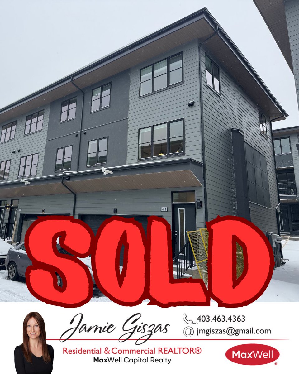 JamieGiszas's tweet photo. SOLD! Happy Possession Day!
Jamie Giszas
REALTOR
MaxWell Realty
C: 403-463-4363
E: jmgiszas@gmail.com
#yyc #calgary #yycre #calgaryre #yycrealestate #calgaryrealestate #calgaryrealtor #yycrealtor #calgaryrealtors #yycrealtors #calgaryrealty #yycrealty #yycnow #calgarynow https://t.co/4ZYk4S3PEP