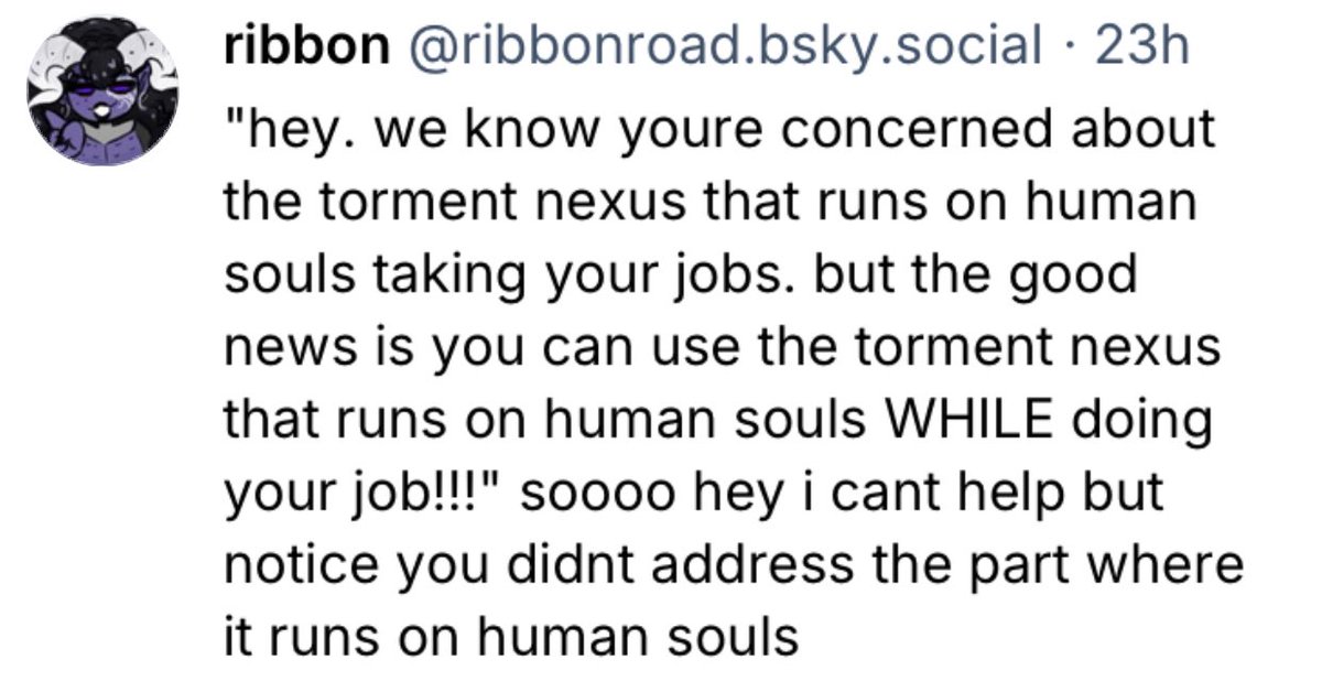 i have a lot of ai opinions but anyway