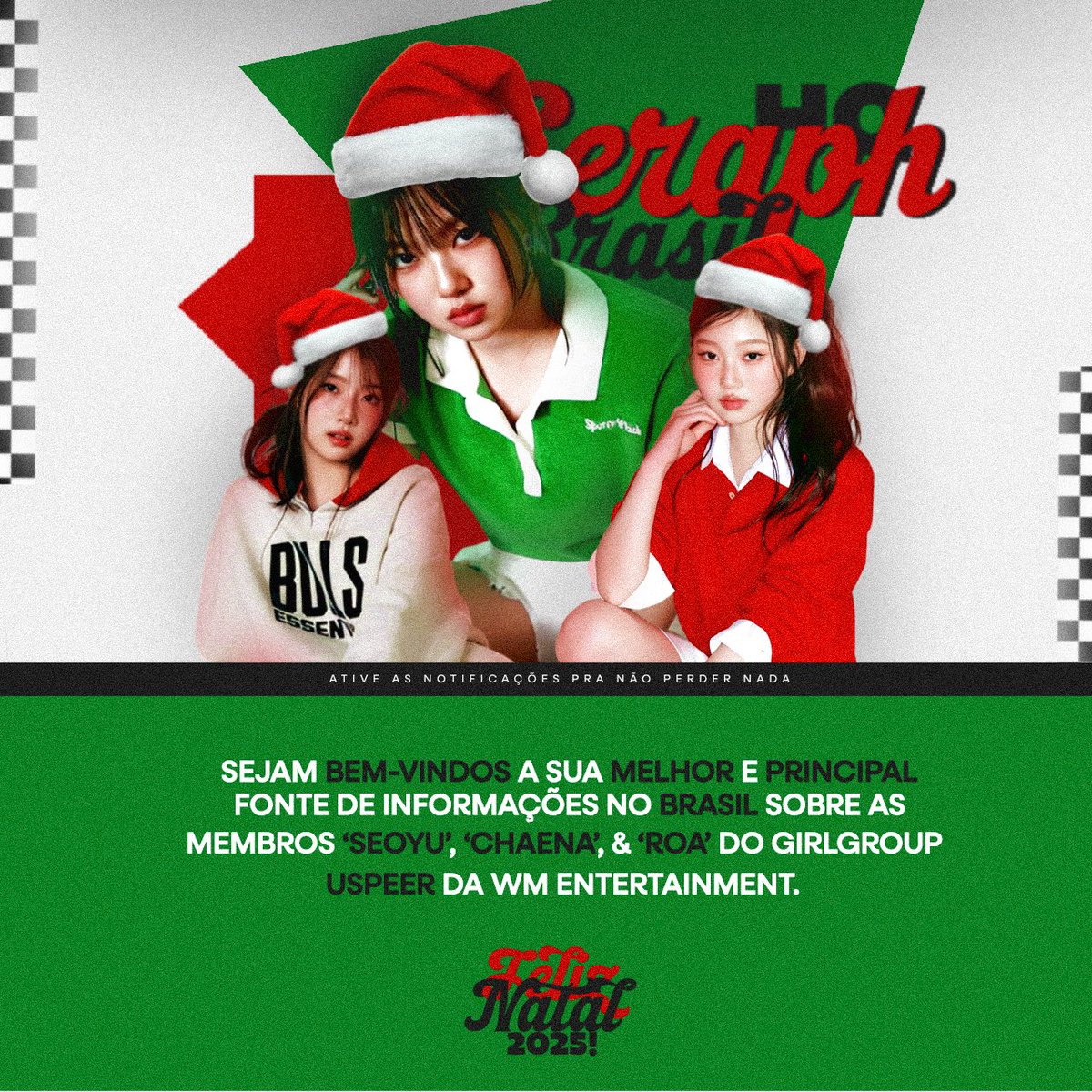 ⟡ Sejam bem-vindos a sua melhor e principal fonte de informações no Brasil sobre ❛Seoyu, Chaena &amp; Roa❜, membros do <a href="/USPEER_official/">USPEER_official</a> .

꒰ 𝖠𝗍𝗂𝗏𝖾 𝖺𝗌 𝗇𝗈𝗍𝗂𝖿𝗂𝖼𝖺𝖼̧𝗈̃𝖾𝗌!

#USPEER #유스피어 #서유 #채나 #로아 <a href="/USPEER_official/">USPEER_official</a>.