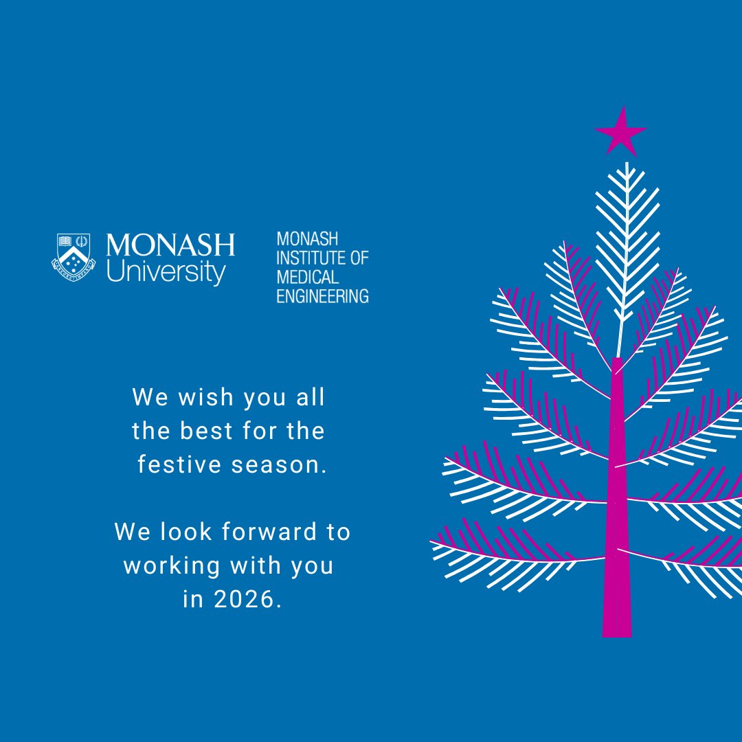 Monash Institute of Medical Engineering (MIME) tweet media