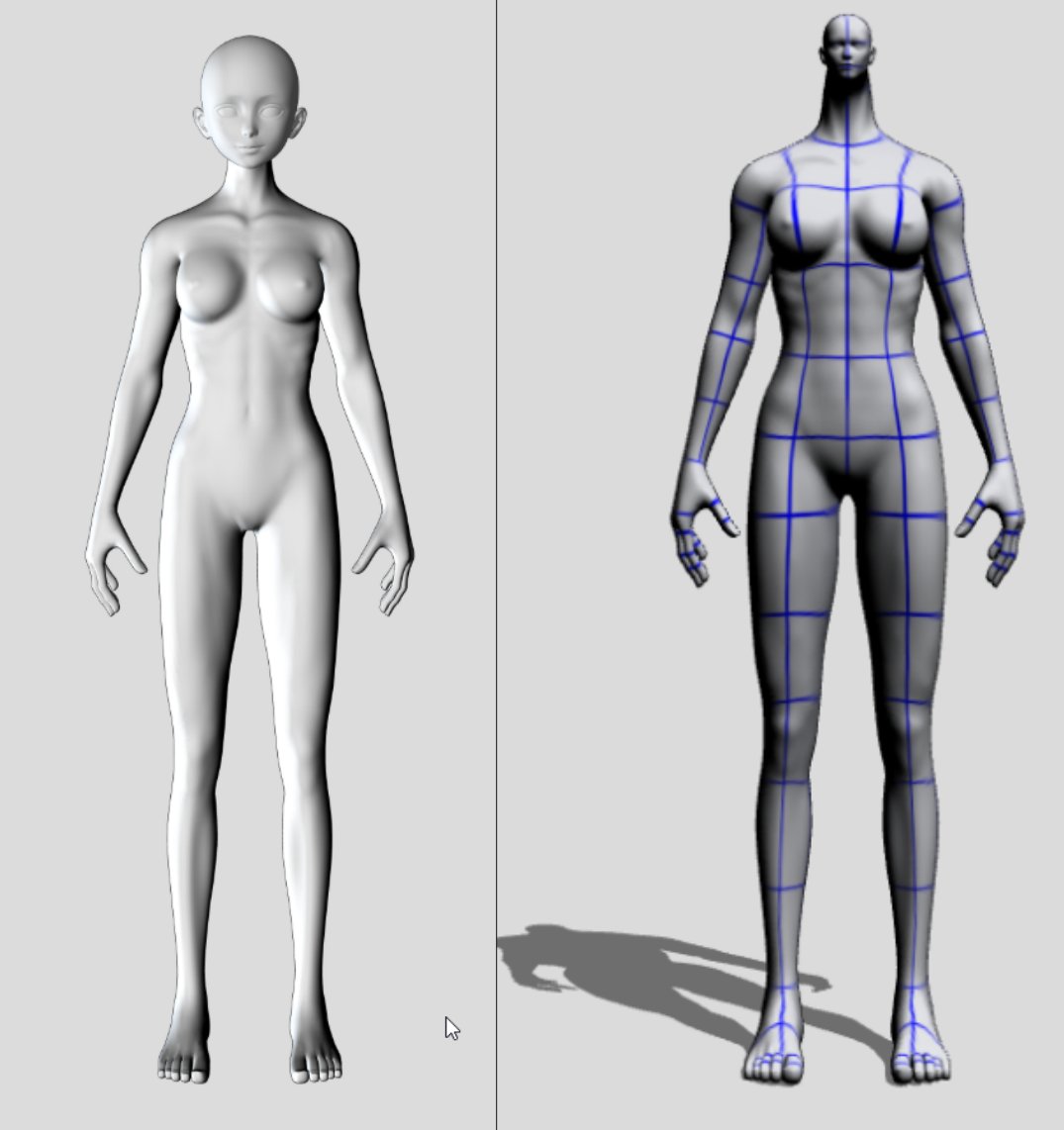 bought a 3d body on csp assets. What I expected vs what I got 😭
