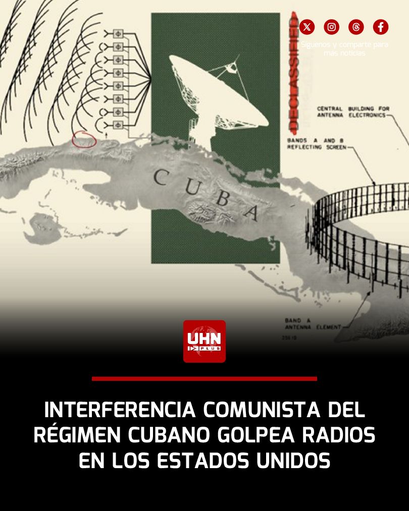 🇺🇸🇨🇺‼️ | ATENCIÓN — Interferencia comunista está atacando el espectro radioeléctrico de Estados Unidos: transmisiones del régimen cubano pisan y silencian radios en Florida, imponiendo propaganda extranjera durante horas cada noche. Ante esta agresión directa, el congresista