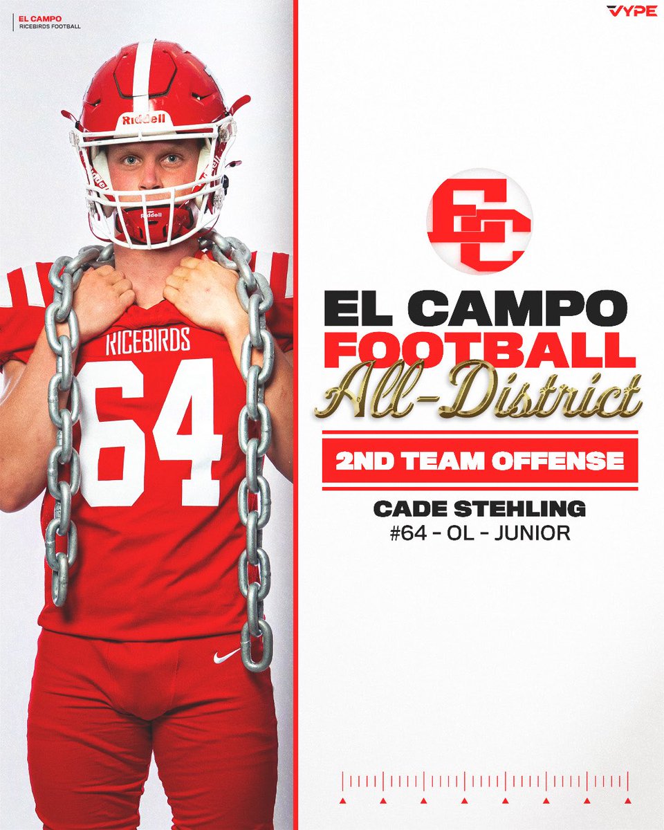 El Campo Ricebird Football tweet media