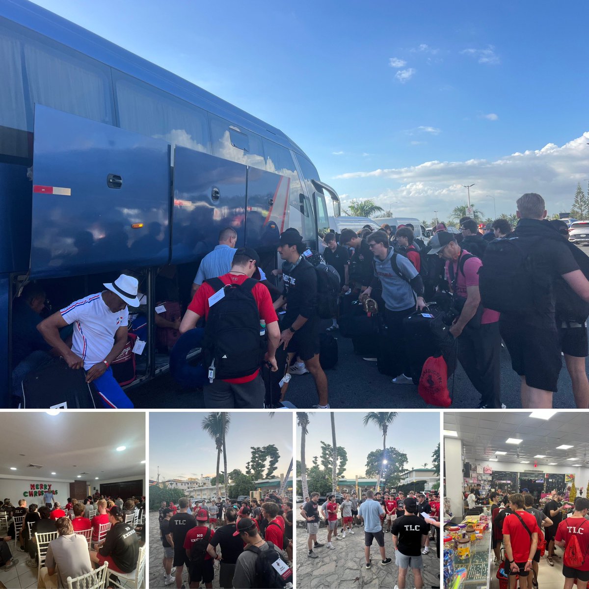 RavenBaseball's tweet photo. Day 1 Complete ✔️

Arrival to Santo Domingo 🛬
Orientation to Wala Boca Chica 🏝️
Christmas Shopping for Casa Amor 🎁

Great first day in 🇩🇴 https://t.co/G9y15wz52k