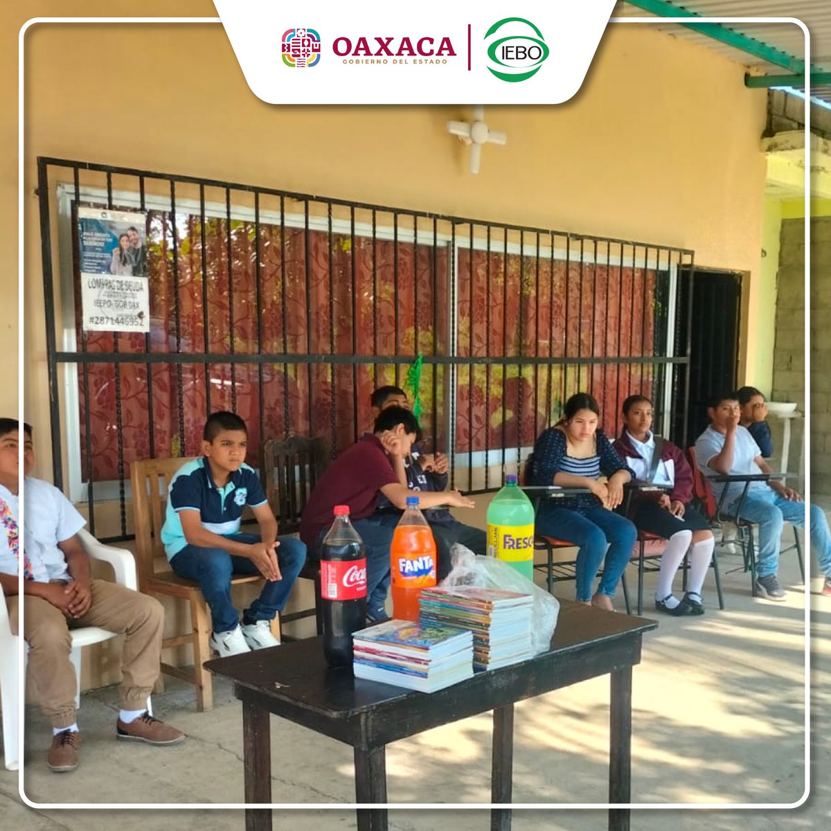 IEBOax's tweet photo. 📷📷 Voces que cuentan historia en el IEBO Plantel 58  Papaloapan
Alumnas y alumnos del IEBO Plantel 58 realizaron la actividad “Voces que cuentan historia”, una jornada de lectura en voz alta que fortaleció la comprensión lectora, la expresión oral y la escucha activa. https://t.co/mn9mvgCbKS