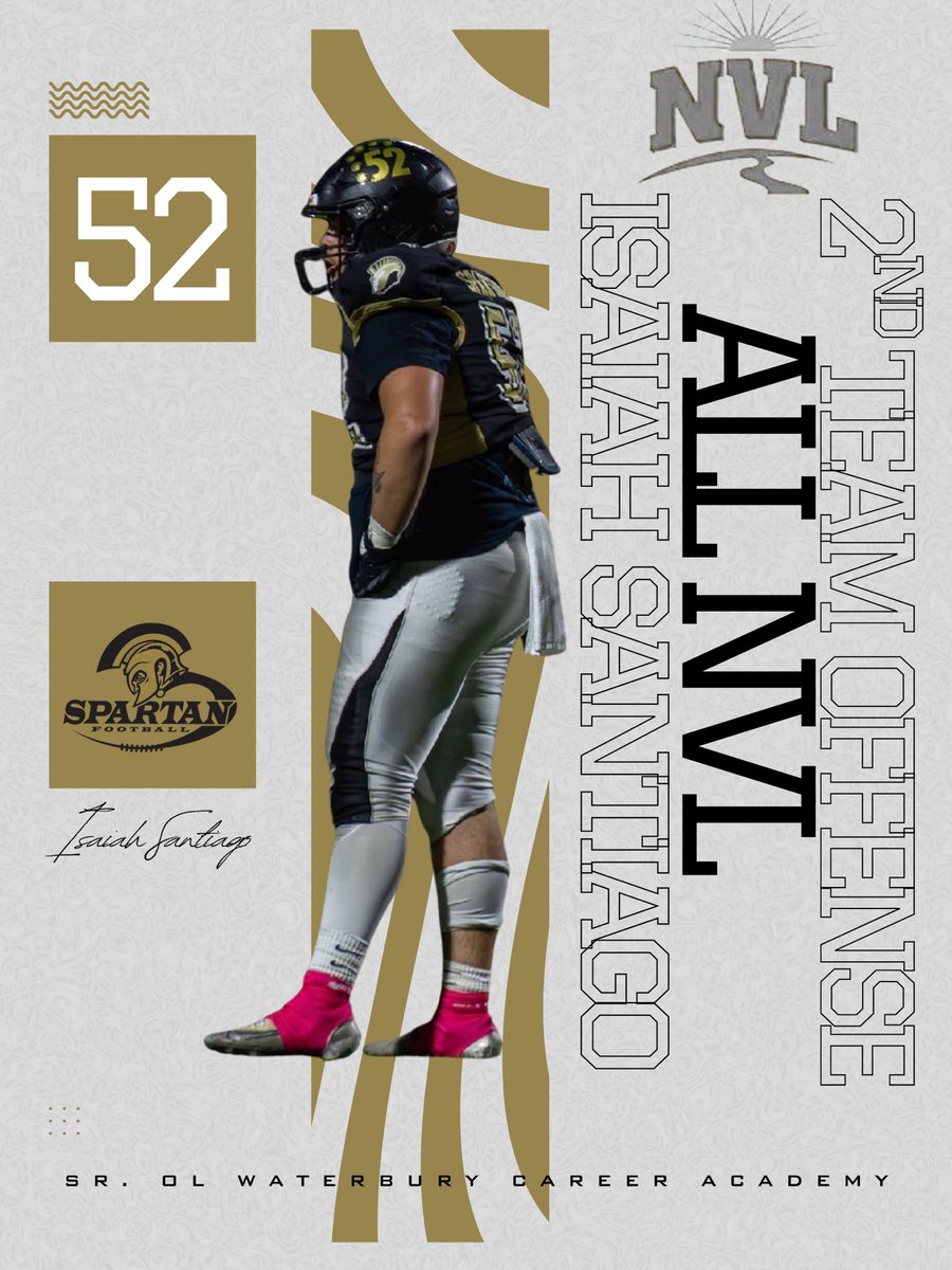 waterbury_fb's tweet photo. Congratulations to our Spartans who earned All Conference and All City honors #StandardBusiness #TheWaterburyWay https://t.co/JUNpXuhFdK