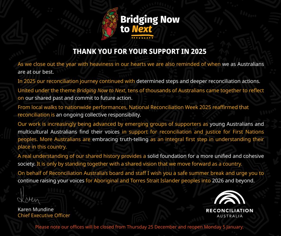 Reconciliation Australia tweet media