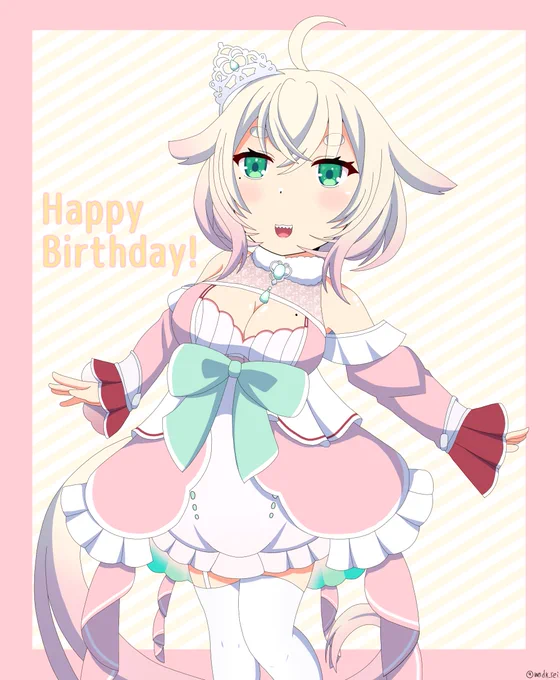 きんぎょさんお誕生日おめでとうございますー!! #嫁アート