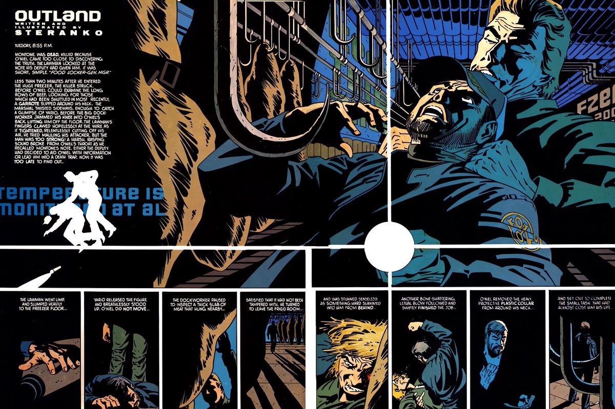 CoolComicArt's tweet image. Outland (1981) art by Jim Steranko