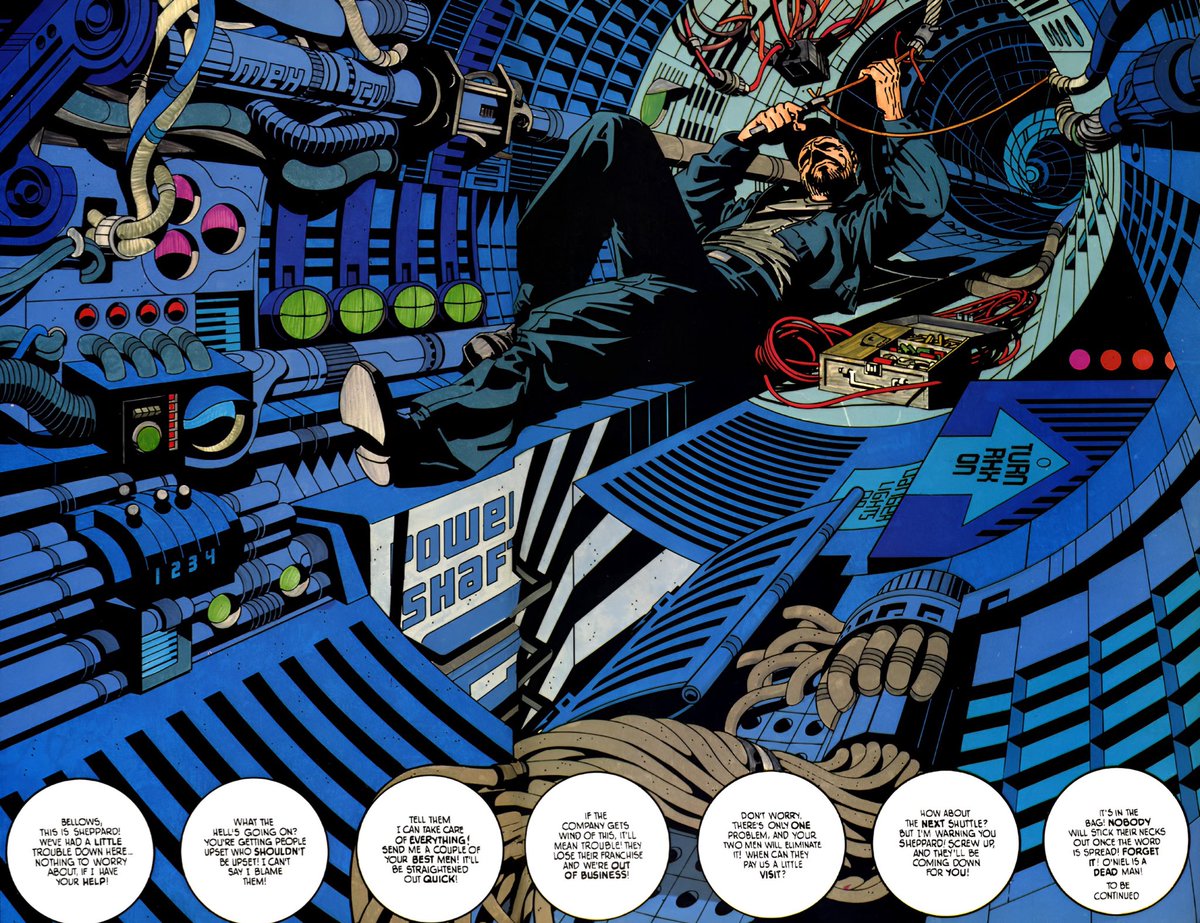 CoolComicArt's tweet image. Outland (1981) art by Jim Steranko