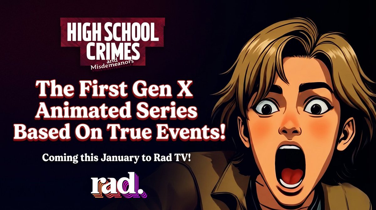 My true story #80s animated series coming this Jaunary to <a href="/RadNFTV/">Rad TV</a> !

Based on my bestselling #genx memoir #ILivedthe80s from <a href="/bearmanormedia/">BearManor Media</a> 

<a href="/aiarttoday420/">aiarttoday</a> <a href="/Kellimaroney/">Kelli Maroney</a> <a href="/GenXJD/">GenXJon</a> <a href="/realshawnhunt/">Shawn of the Dead</a> <a href="/thesullyshow/">The Sully Show - twitch.tv/accidentalpunch</a> <a href="/genxnothing/">Politically Incorrect Gen X</a> <a href="/GenX/">GenX</a> #80scartoons