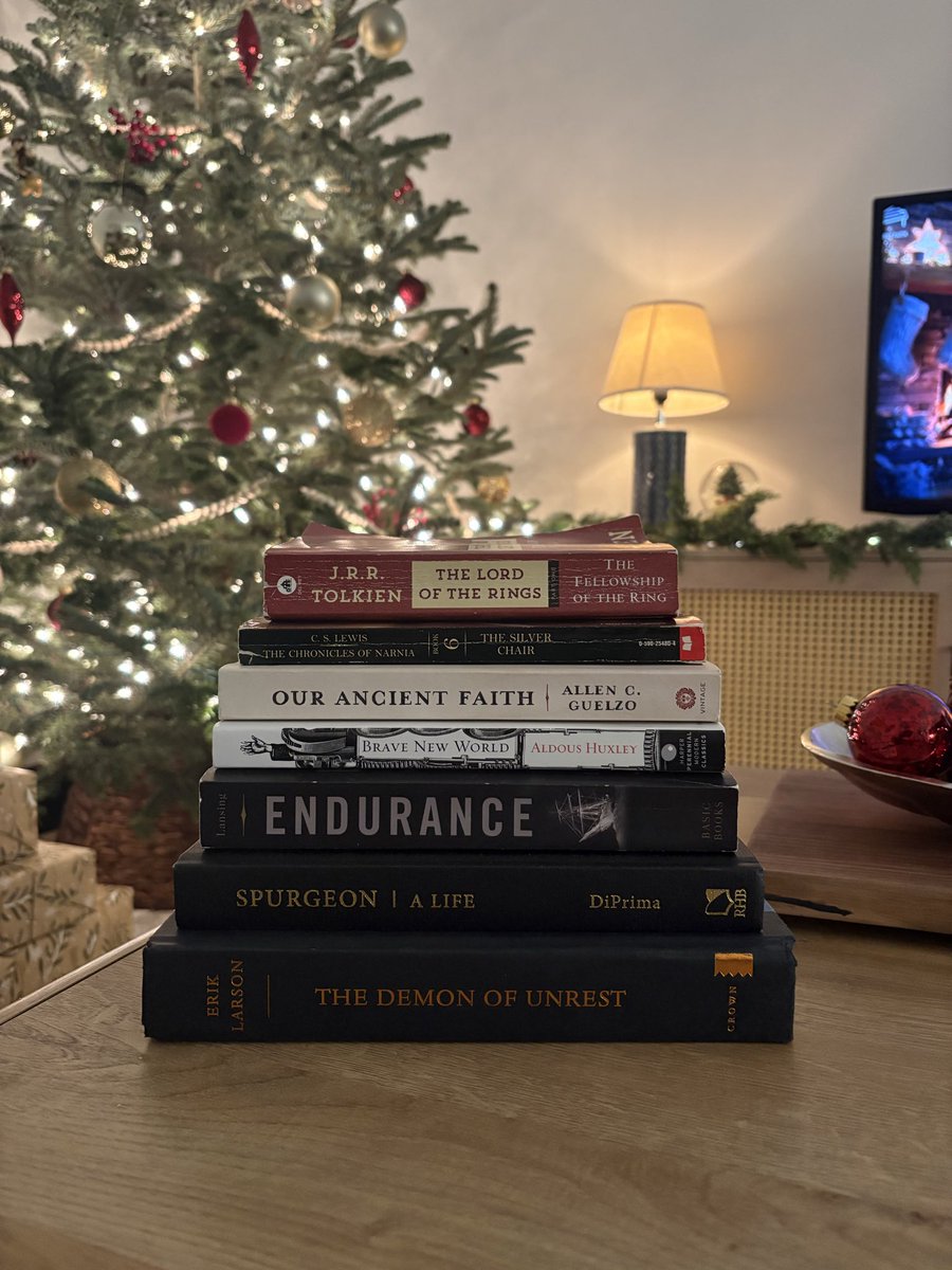 KyleLearn's tweet image. 2025 reads. Many more to come in 2026.

Not Pictured (Audio Books)
- Meaning of Marriage
- Confronting the Presidents