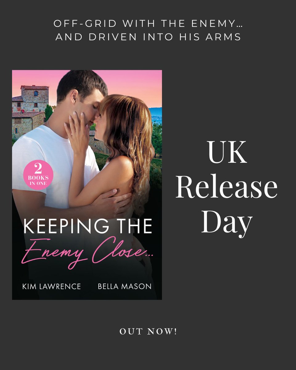 #UK it’s release day!

Snowed-In Enemies hits your shelves today! You can also get the 2in1 Keeping the Enemy Close featuring Snowed-In Enemies &amp; Reclaimed on Romano’s Terms

#newrelease #newbook #romancebooks #enemiestolovers #f1 #sportsromance #authorlife 
<a href="/MillsandBoon/">Mills & Boon</a>