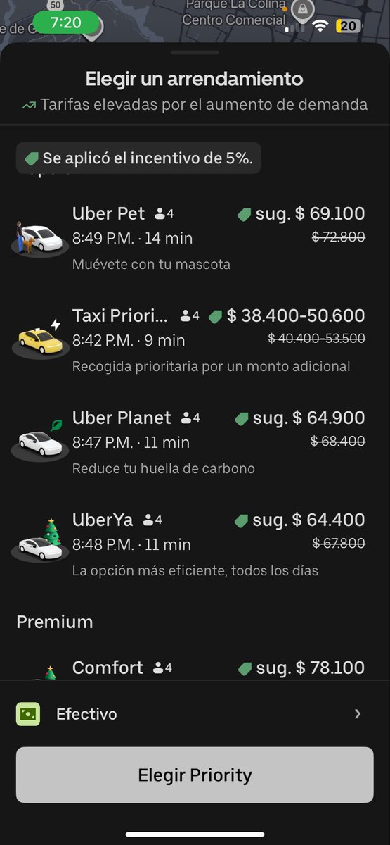 LeyaPorto's tweet photo. Quien regula los precios tan absurdos de estas aplicaciones?  Sale más barato viajar a la costa en bus que moverse en Bogotá @Uber_Col @didicolombia @YangoApp @sicsuper https://t.co/fUFcDQhMvW